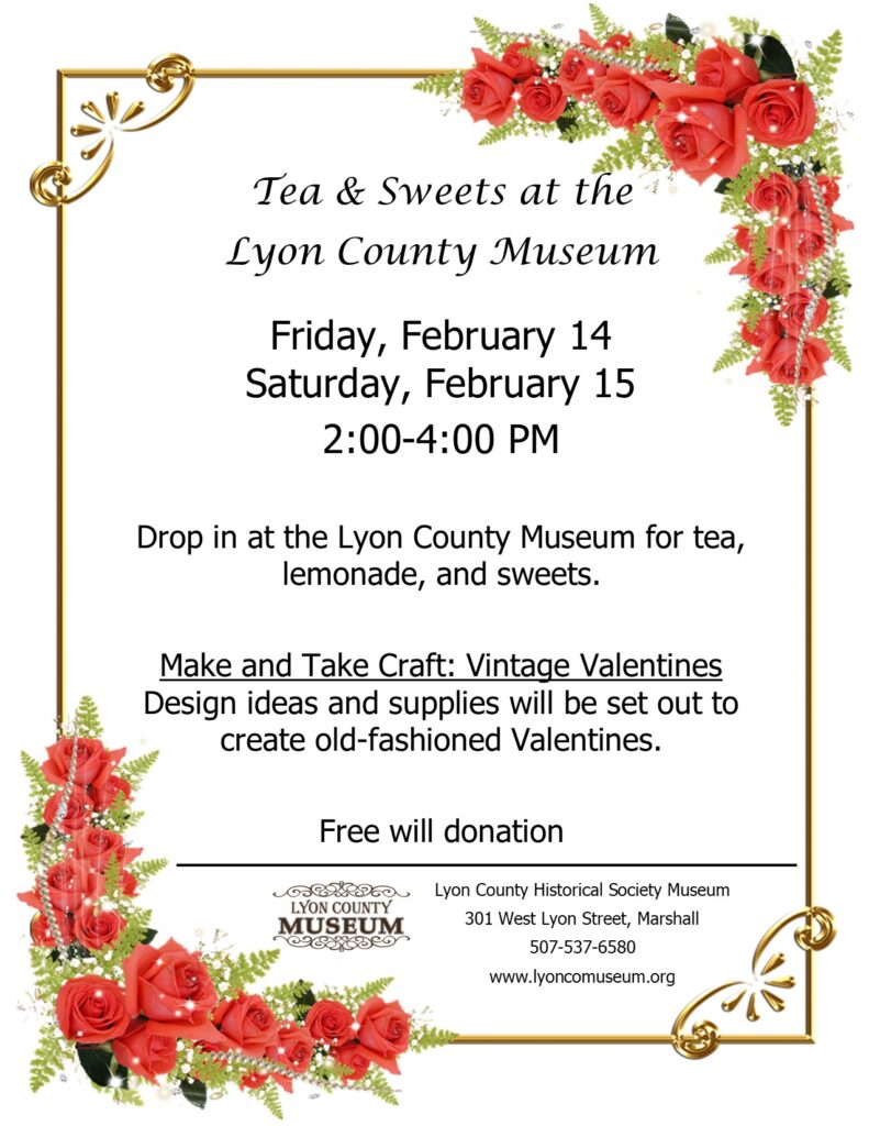 Tea and Sweets at the Lyon County Museum